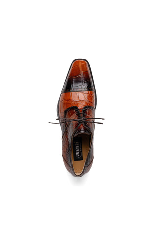 Mauri 1087/2 Flawless Alligator Skin Cap-Toe Derby (MA5595)
