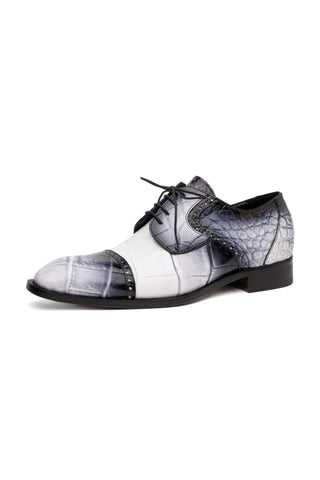 Mauri 1087/2 Flawless Alligator Skin Cap-Toe Derby (MA5595)