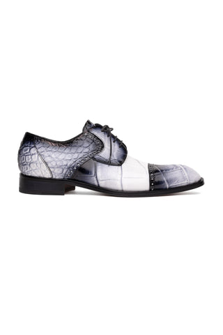 Mauri 1087/2 Flawless Exotic Alligator Skin Cap-Toe Derby (MA5595)(Made to Order)-AmbrogioShoes