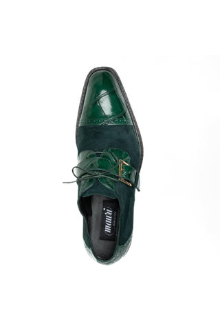 Mauri 1087/4 Flawless Alligator Skin & Suede Derby (MA5696)