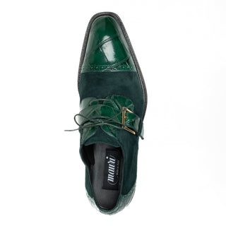 Mauri 1087/4 Flawless Exotic Alligator Skin & Suede Derby (MA5696)-AmbrogioShoes