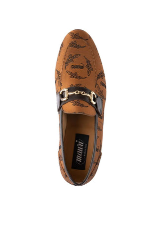 Mauri 1099/6 Fabric & Leather Horse-Bit Loafer