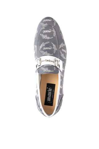 Mauri 1099/6 Fabric & Leather Horse-Bit Loafer