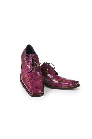 Mauri 3029 Prince Burgundy Body Alligator Oxfords (MA5000)