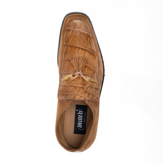 Mauri 3045/4 Blade Exotic Alligator Skin & Suede Leather Slip-On Ankle Boot (MA5689)(Special Order)-AmbrogioShoes