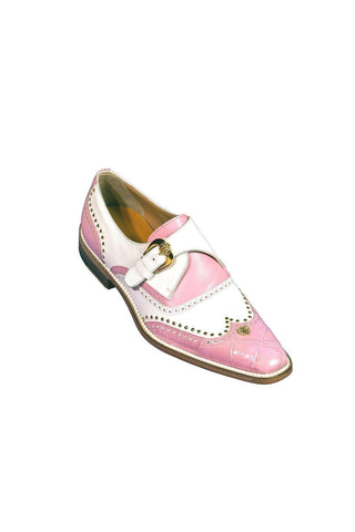 Mauri 3051 Godfather Alligator & Leather Single Monk Straps