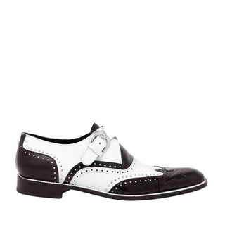 Mauri 3051 Godfather Alligator & Leather Single Monk Straps (Made to Order)-AmbrogioShoes