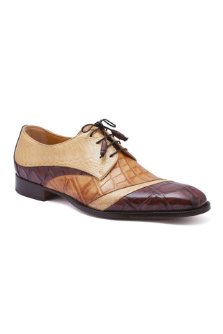 Mauri 3064 Swag Alligator & Ostrich Skin Derby (MA5529)