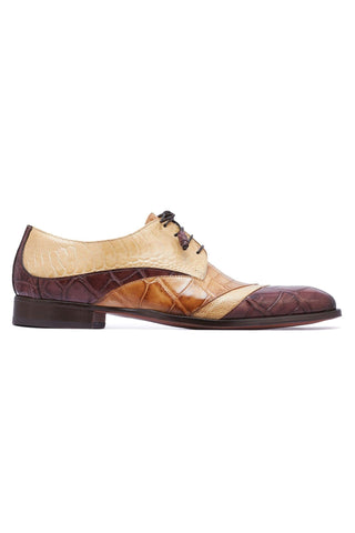 Mauri 3064 Swag Alligator & Ostrich Skin Derby (MA5529)