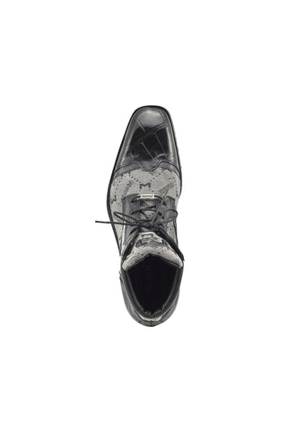 Mauri 3069 Jetset Alligator, Ostrich & Fabric Boots