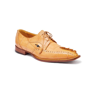 Mauri 3074 Fatality Men's Shoes Dune Exotic Crocodile / Hornback Tail Derby Oxfords (MA5318)-AmbrogioShoes