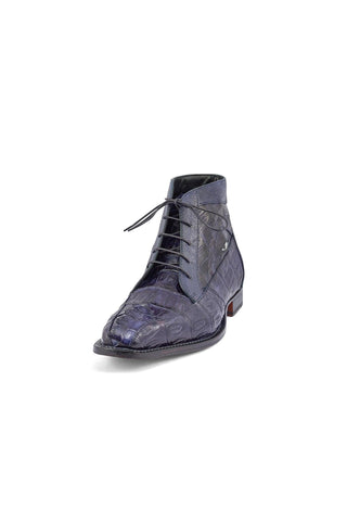 Mauri 3079 Charmer Money Green Hornback Tail / Crocodile / Ostrich Leg Eyes Chukka Boots (MA5387)