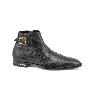 Mauri 3083 Pastor Men's Shoes Exotic Python Boots (MA5373)(Special Order)-AmbrogioShoes
