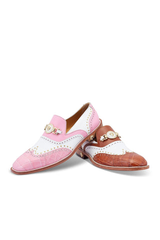 Mauri 3092 Gambino Crocodile Skin & Leather Loafers (MA5427)