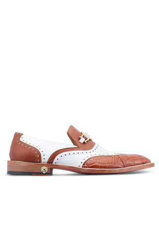 Mauri 3092 Gambino Crocodile Skin & Leather Loafers (MA5427)