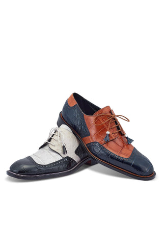 Mauri 3098 Lucchese Alligator Skin Derby (MA5432)
