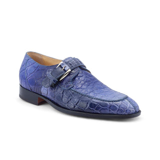 Mauri 3232 Minister Exotic Alligator Skin Split-Toe Single Monk-Strap (MA5532)-AmbrogioShoes