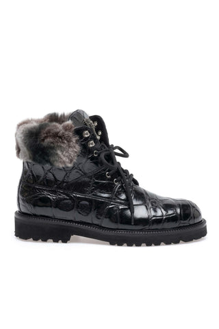 Mauri 3240/4 Smoke Alligator Lapin Lined Boots