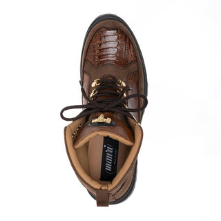 Mauri 3259 Backdoor Exotic Ostrich Skin & Nubuck Leather Boot (MA5687)(Made to Order)-AmbrogioShoes