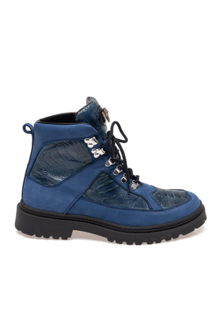 Mauri 3259 Backdoor Ostrich Skin & Nubuck Leather Boot (MA5687)