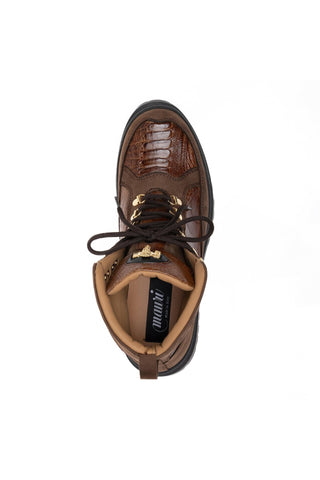 Mauri 3259 Backdoor Ostrich Skin & Nubuck Leather Boot (MA5687)