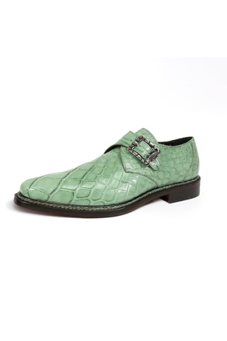 Mauri 3281/2 Shadow Alligator Skin Single Monk-Strap (MA5661)