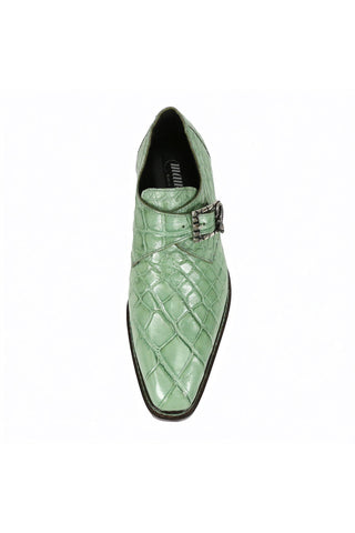 Mauri 3281/2 Shadow Exotic Alligator Skin Single Monk-Strap (MA5661)