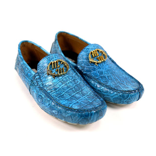 Mauri 3405/1 Scenic Exotic Alligator Skin Moccasin Loafers (MA5414)(Made to Order)-AmbrogioShoes