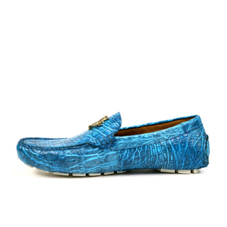Mauri 3405/1 Scenic Men's Shoes Exotic Alligator Skin Moccasin Loafers (MA5414)(Special Order)-AmbrogioShoes