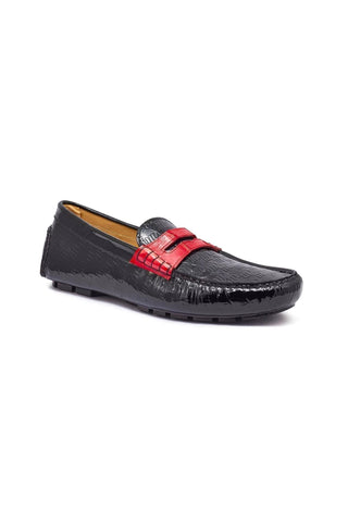 Mauri 3502 Suave Crocodile & Patent Penny Driver (MA5346)