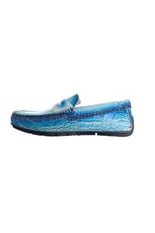 Mauri 3517/1 Sprinter Alligator Skin Moccasins Loafers (MA5550)