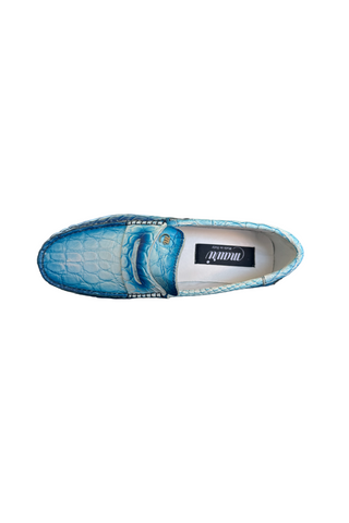 Mauri 3517/1 Sprinter Alligator Skin Moccasins Loafers (MA5550)