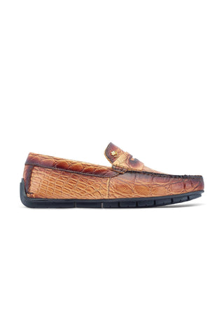 Mauri 3517/1 Sprinter Exotic Alligator Skin Moccasins Loafers (MA5550)(Made to Order)-AmbrogioShoes