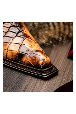 Mauri 44166/2 Wanted Alligator Skin Derby (MA5692)