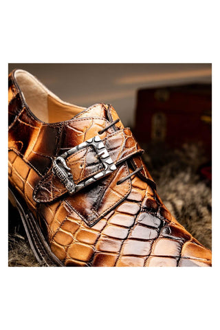 Mauri 44166/2 Wanted Exotic Alligator Skin Derby (MA5692)