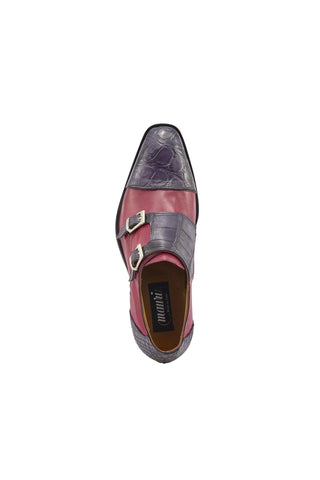 Mauri 4560/2 Madison Alligator Skin & Karung Double Monk-Straps (MA5375)
