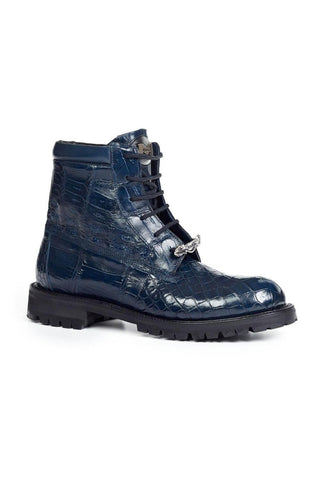Mauri 4637 Commando Alligator & Ostrich Skin Boots (MA4107)