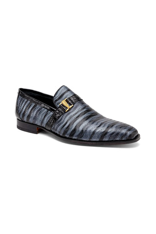 Mauri 4709-6 Elegante Balera Fabric / Alligator Skin / Patent Slip-On Loafers (MA5568)