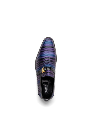 Mauri 4709-6 Elegante Balera Fabric / Alligator Skin / Patent Slip-On Loafers (MA5568)