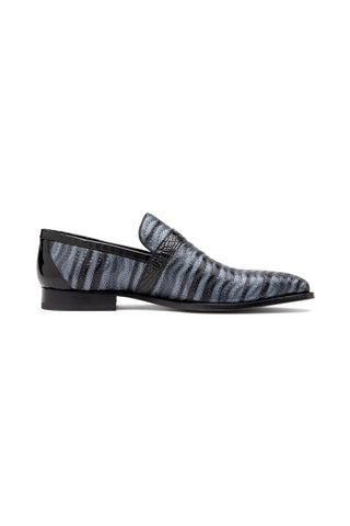 Mauri 4709-6 Elegante Balera Fabric / Alligator Skin / Patent Slip-On Loafers (MA5568)