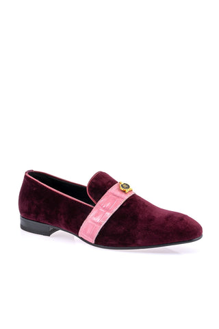Mauri 4709/11 Crocodile & Velvet Loafer