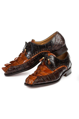 Mauri 4717 Borsieri Crocodile Skin & Hornback Derby (MA4307)