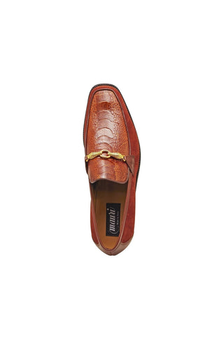 Mauri 4800 Priest Ostrich Leg / Suede / Calf-Skin Leather Horse-Bit Loafers (MA5259)(Made to Order)-AmbrogioShoes