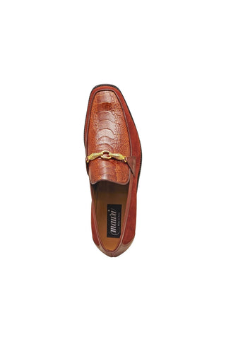 Mauri 4800 Priest Ostrich Leg / Suede / Leather Horse-Bit Loafers (MA5259)