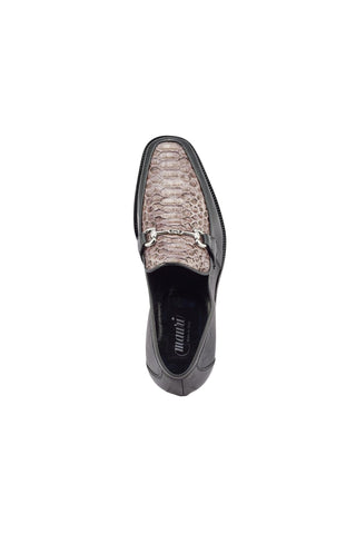 Mauri 4800/2 Priest Iguana & Python Skin Horse-Bit Loafers (MA5370)