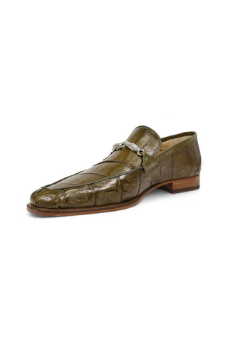 Mauri 4800/5 Crocodile Horsebit Loafers
