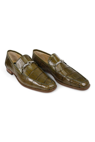 Mauri 4800/5 Crocodile Horsebit Loafers