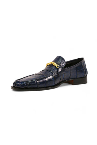 Mauri 4800/5 Crocodile Horsebit Loafers