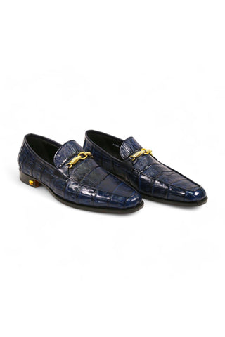 Mauri 4800/5 Crocodile Horsebit Loafers