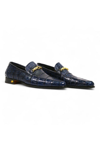Mauri 4800/5 Crocodile Horsebit Loafers